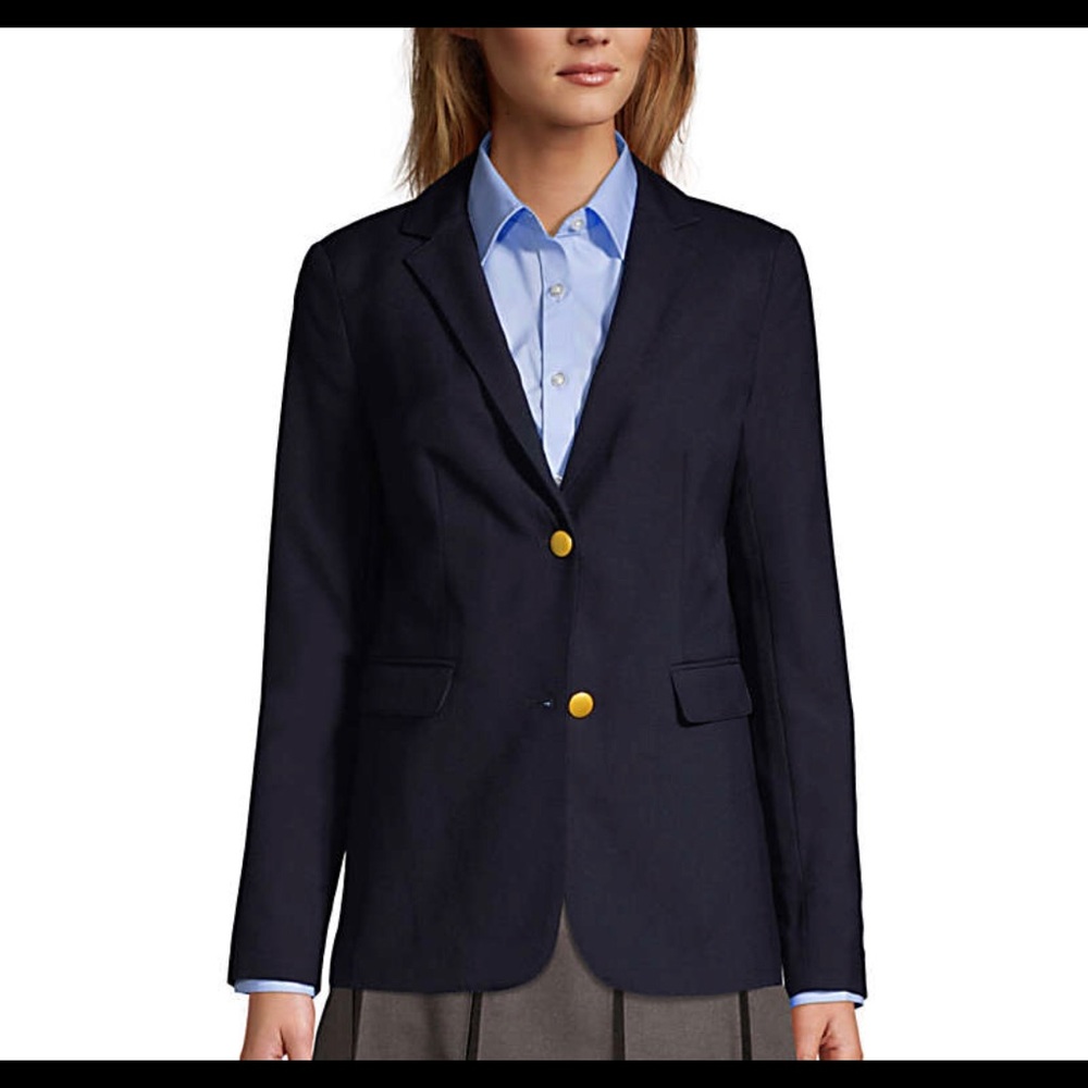 Navy Land’s End Womens Blazer